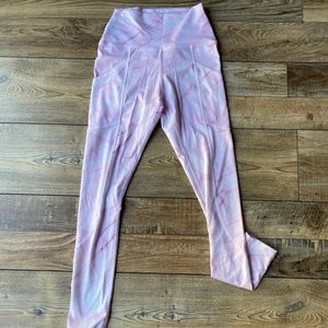 Pink marble leggings